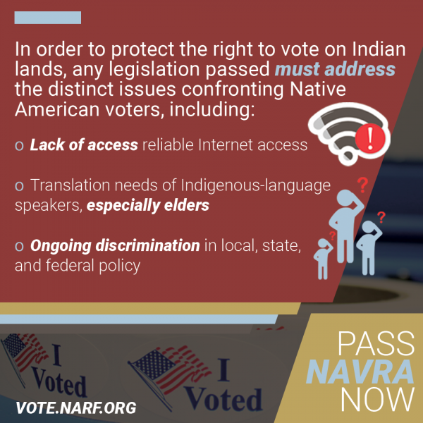 Show Your Support for the Native American Voting Rights Act A Social