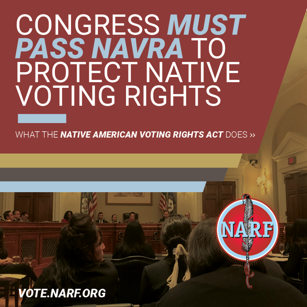 Show Your Support for the Native American Voting Rights Act A Social