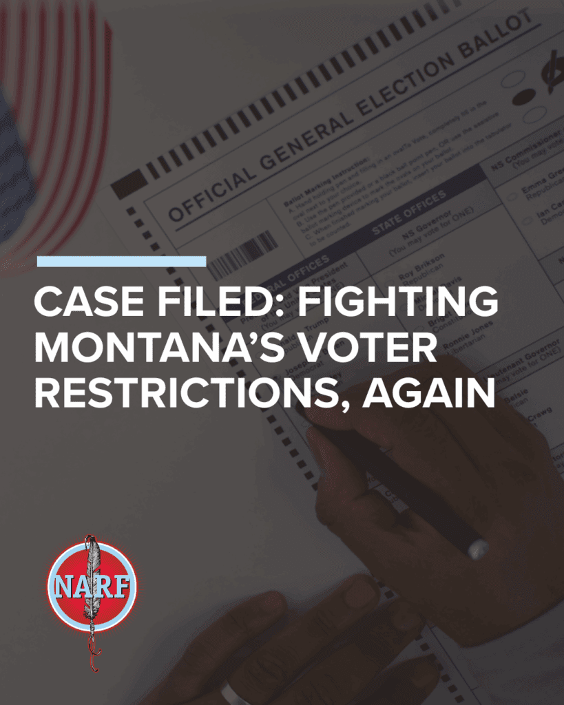 Litigation: Montana Election Day Registration Law 2025